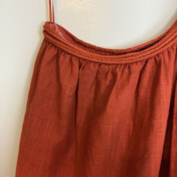 NWT Primark Maxi One Shoulder Dress Womens M Boho Beach 100% Cotton Oversized - Picture 3 of 13